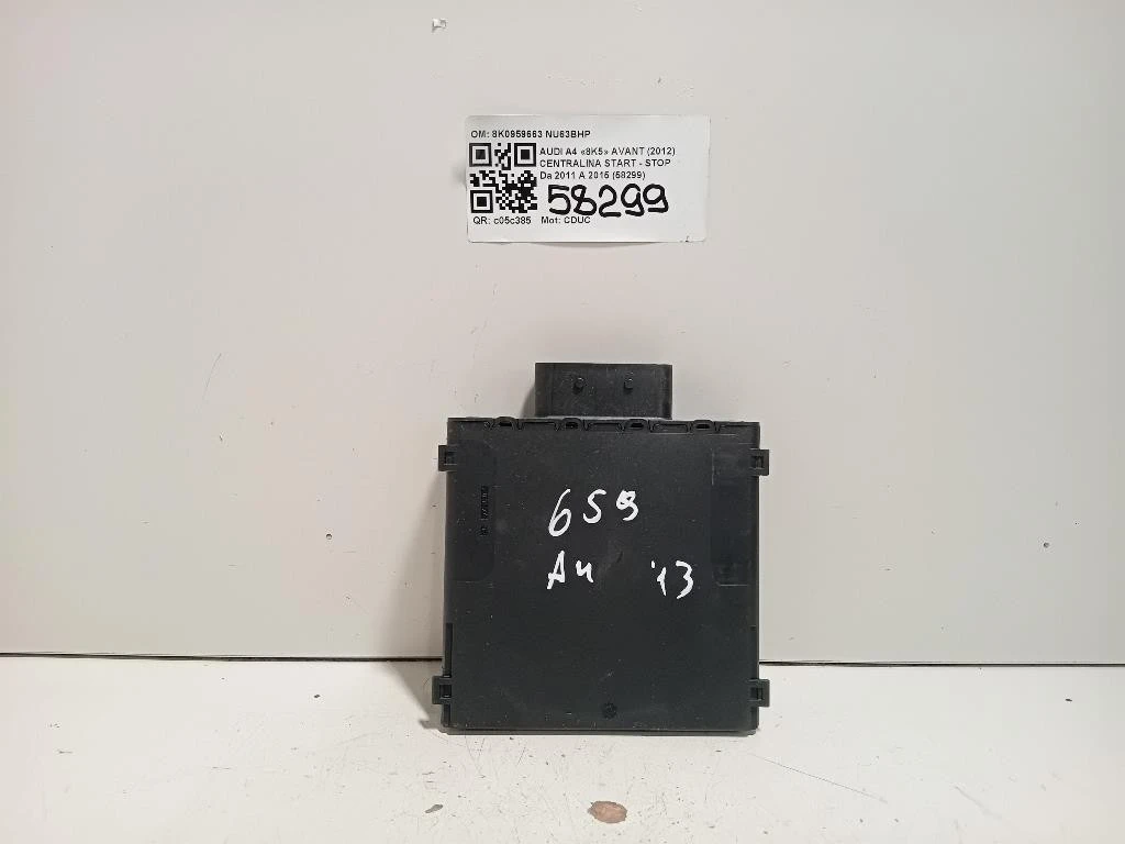 Centralina Start - STOP 8K0959663 Audi A4 8K5 Avant 2012