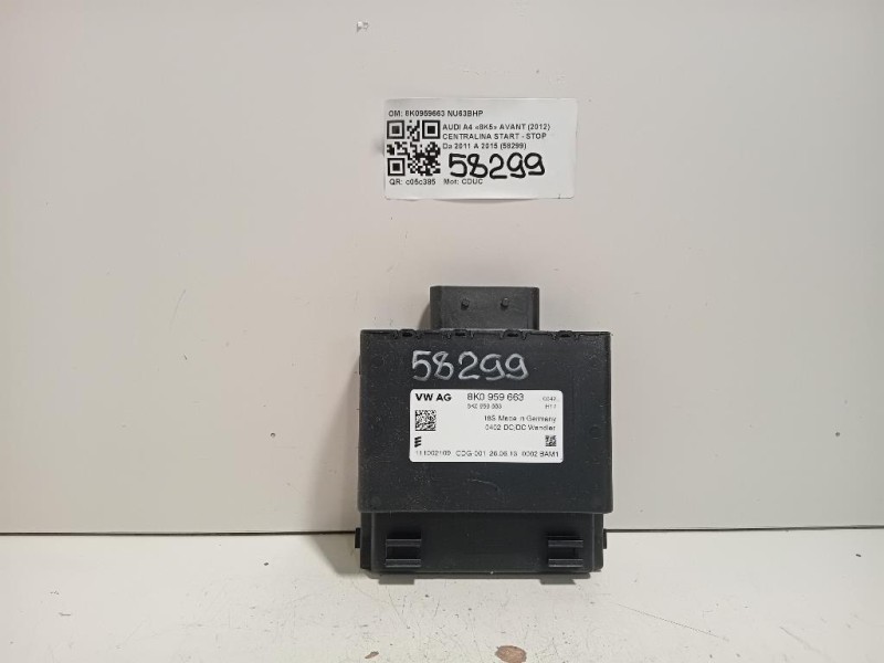 Centralina Start - STOP 8K0959663 Audi A4 8K5 Avant 2012