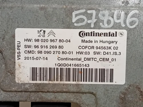 Centralina Start - STOP 9802096780 Peugeot 308 II SW 2014
