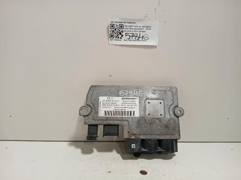 Centralina Start - STOP 9802096780 Peugeot 308 II SW 2014