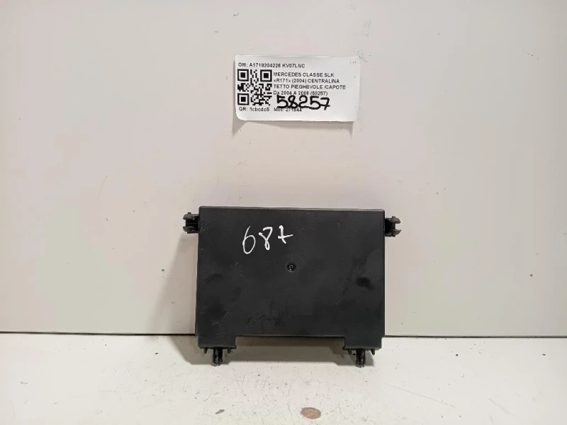 Centralina Tetto Pieghevole Capote A1718204226 Mercedes Classe SLK R171 2004