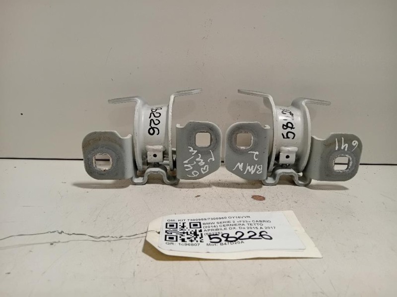 Cerniera Tetto Apribile DX KIT 73009597300960 Bmw Serie 2 F23 Cabrio 2014