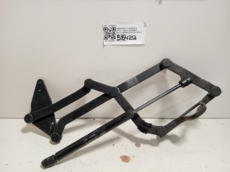 Cerniera Tetto Apribile DX 170750072 Mercedes Classe SLK R171 2004