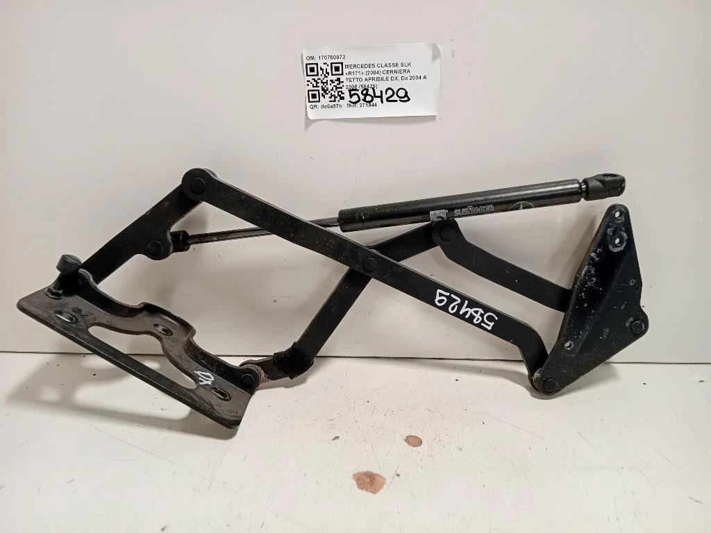 Cerniera Tetto Apribile DX 170750072 Mercedes Classe SLK R171 2004