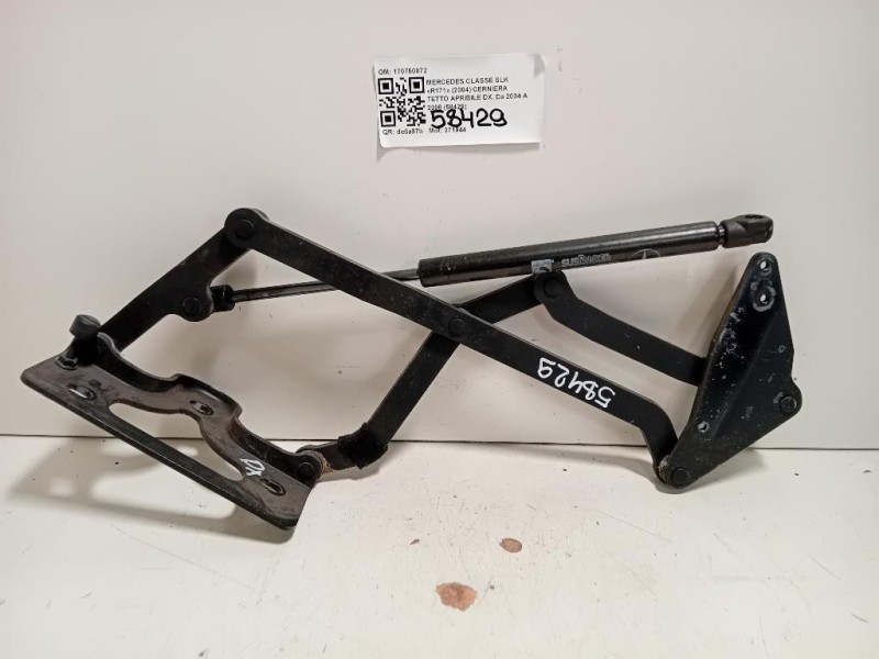 Cerniera Tetto Apribile DX 170750072 Mercedes Classe SLK R171 2004