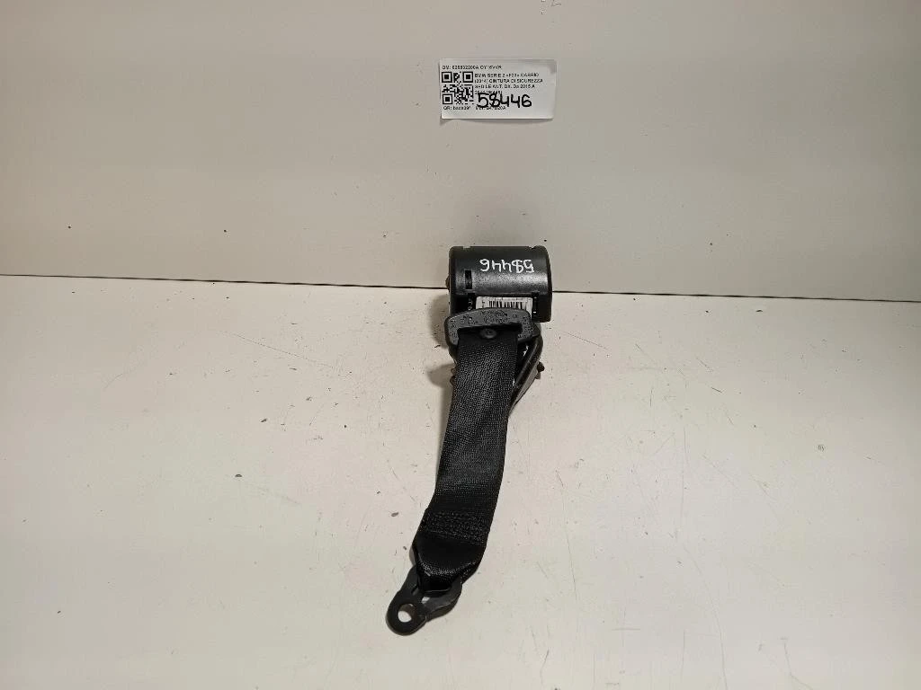 Cintura DI Sicurezza Sedile ANT DX 626832200A Bmw Serie 2 F23 Cabrio 2014