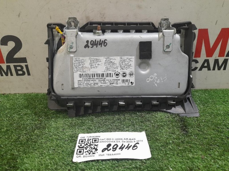 Air-bag Ginocchia DX 735452888 Fiat 500 II 2008