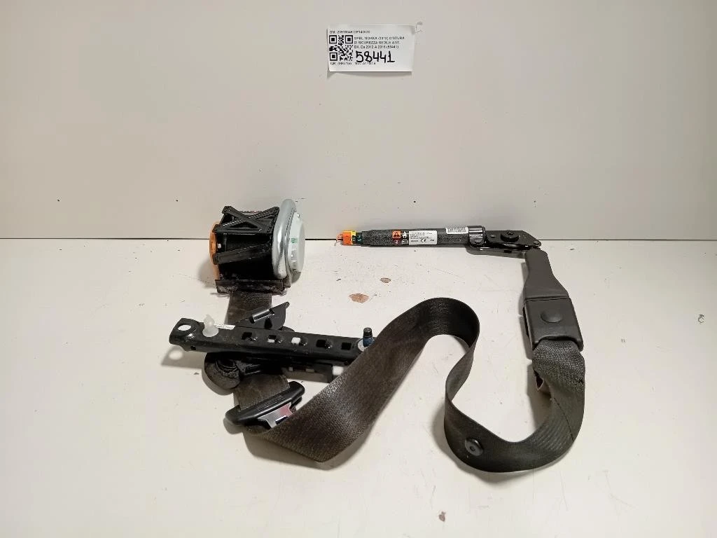 Cintura DI Sicurezza Sedile ANT DX 20919346 Opel Mokka 2013