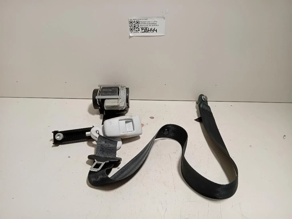 Cintura DI Sicurezza Sedile ANT DX 98063151XX Peugeot 2008 I 2016