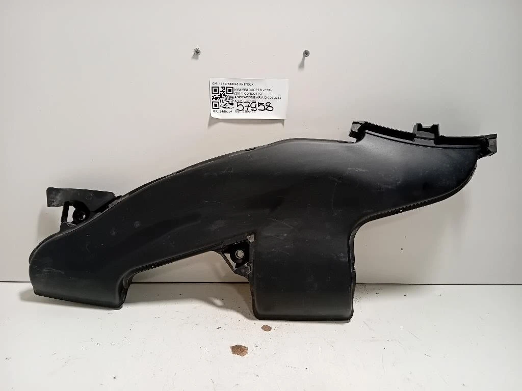 Condotto Aspirazione ARIA DX 13717645645 Mini MINI Cooper F56 2014