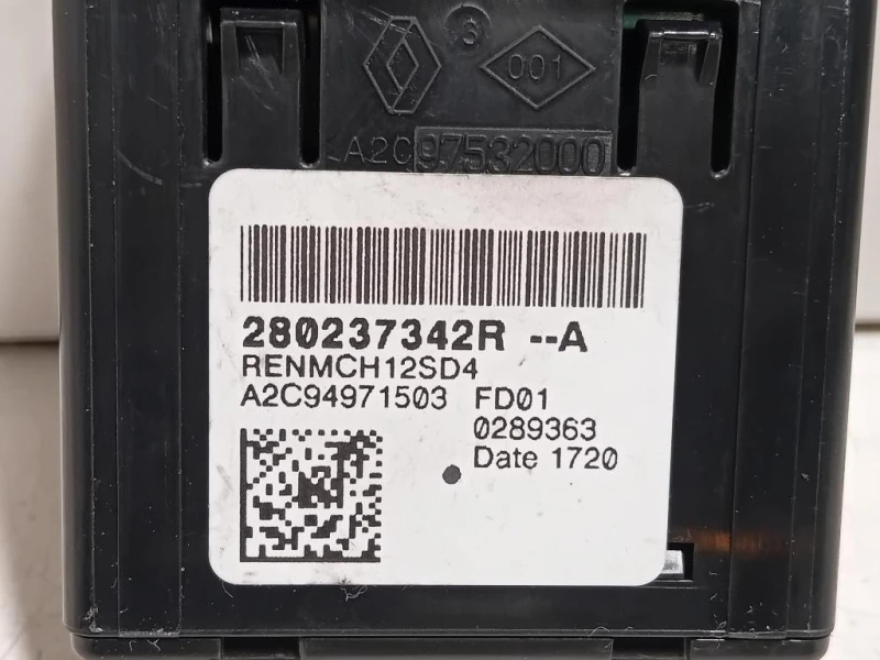 Connettore USB 280237342R Renault Mégane IV 2016