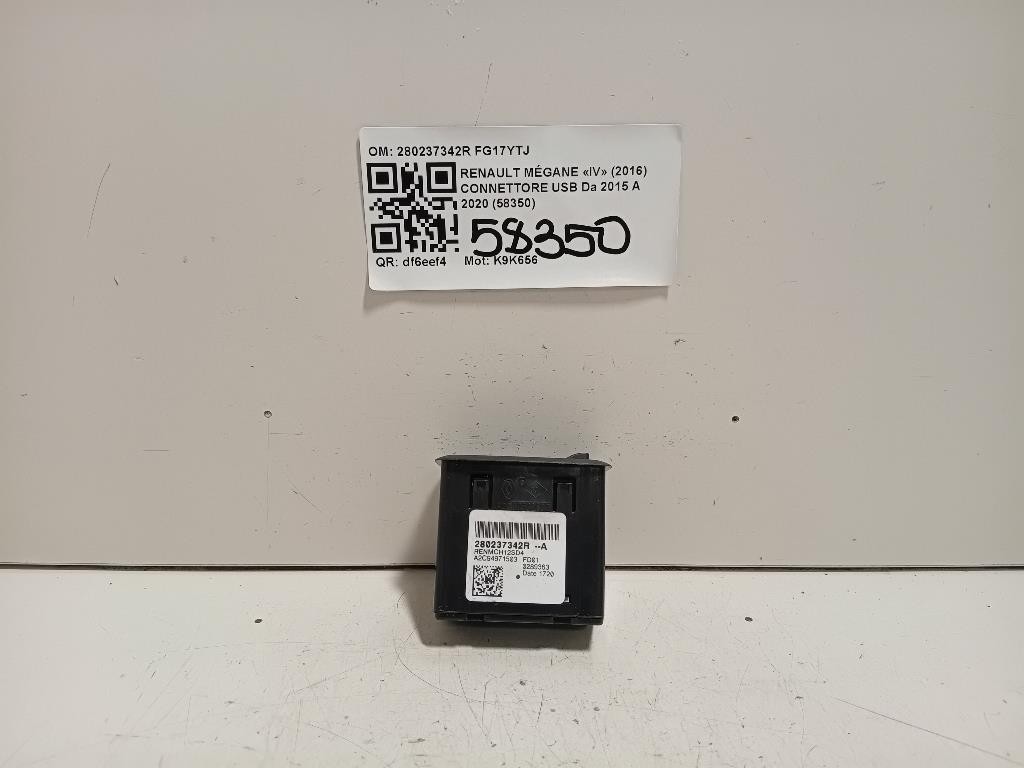 Connettore USB 280237342R Renault Mégane IV 2016