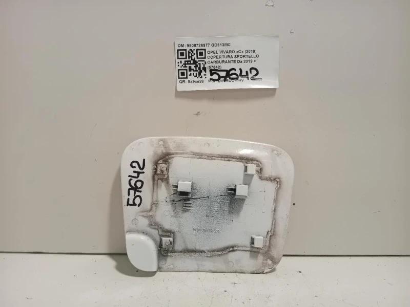 Copertura Sportello Carburante 9808726977 Opel Vivaro C 2019
