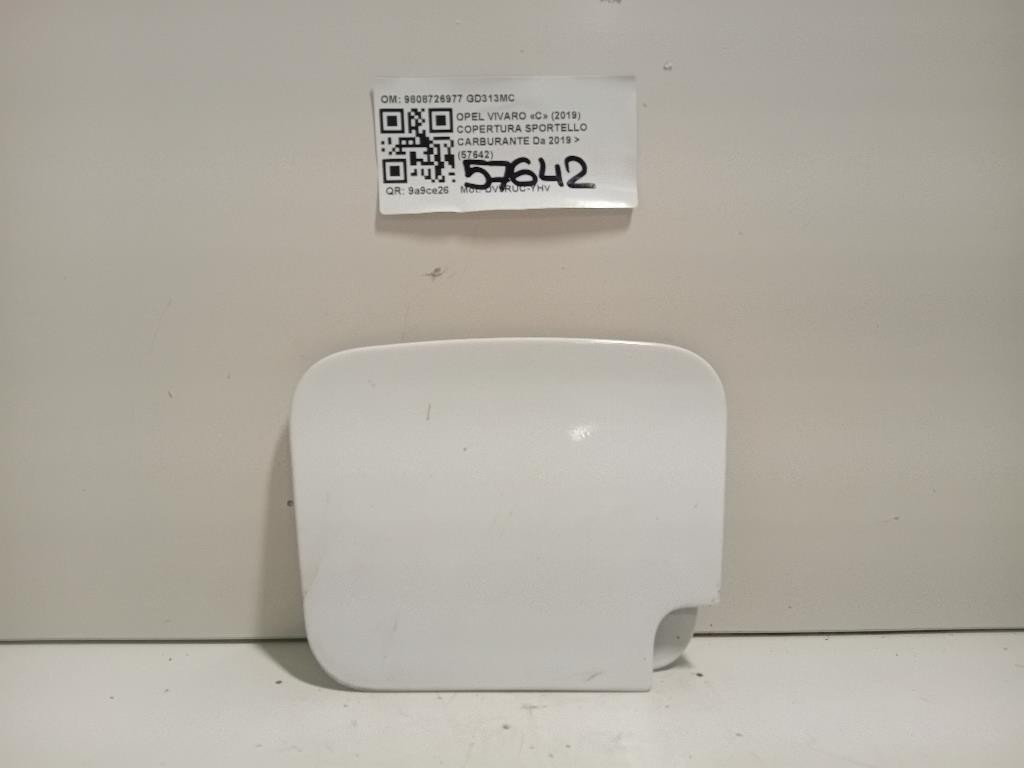 Copertura Sportello Carburante 9808726977 Opel Vivaro C 2019