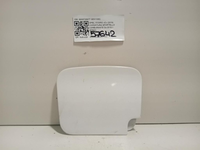 Copertura Sportello Carburante 9808726977 Opel Vivaro C 2019