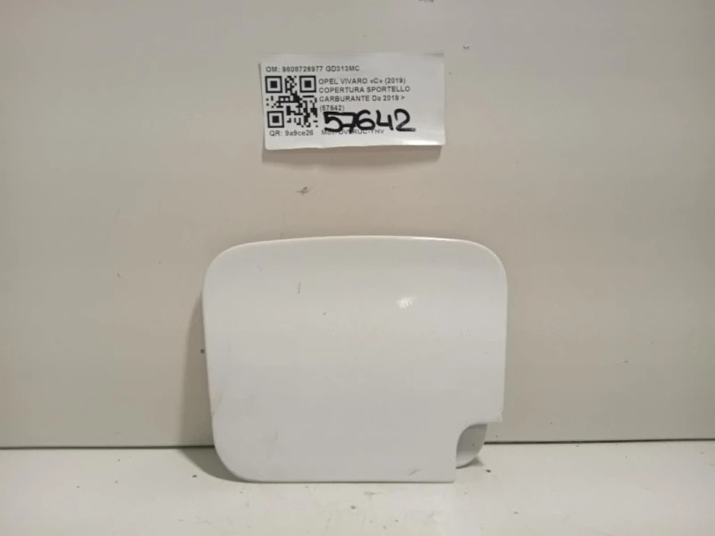 Copertura Sportello Carburante 9808726977 Opel Vivaro C 2019