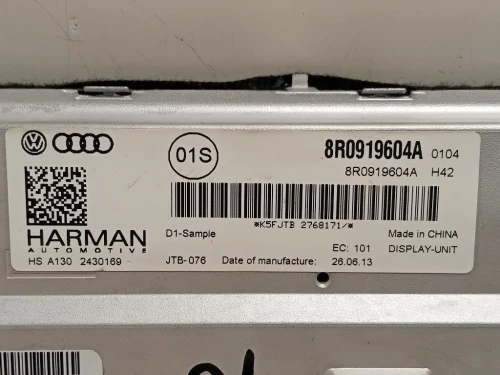 Display Multimediale 8R0919604A Audi A4 8K5 Avant 2012