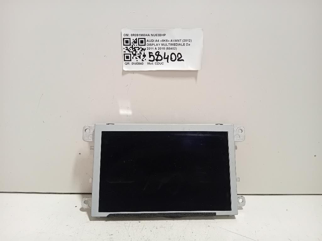 Display Multimediale 8R0919604A Audi A4 8K5 Avant 2012