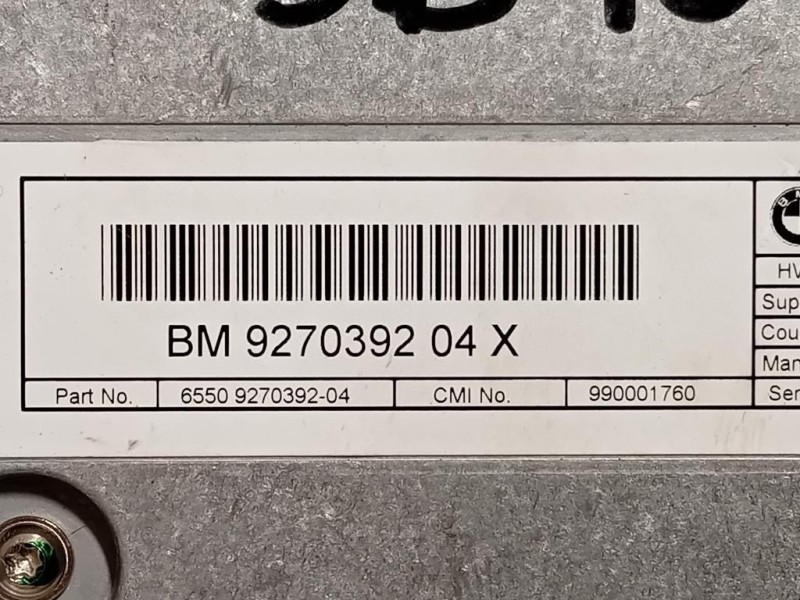 Display Multimediale 927039204 Bmw Serie 1 F20 Berlina 2012