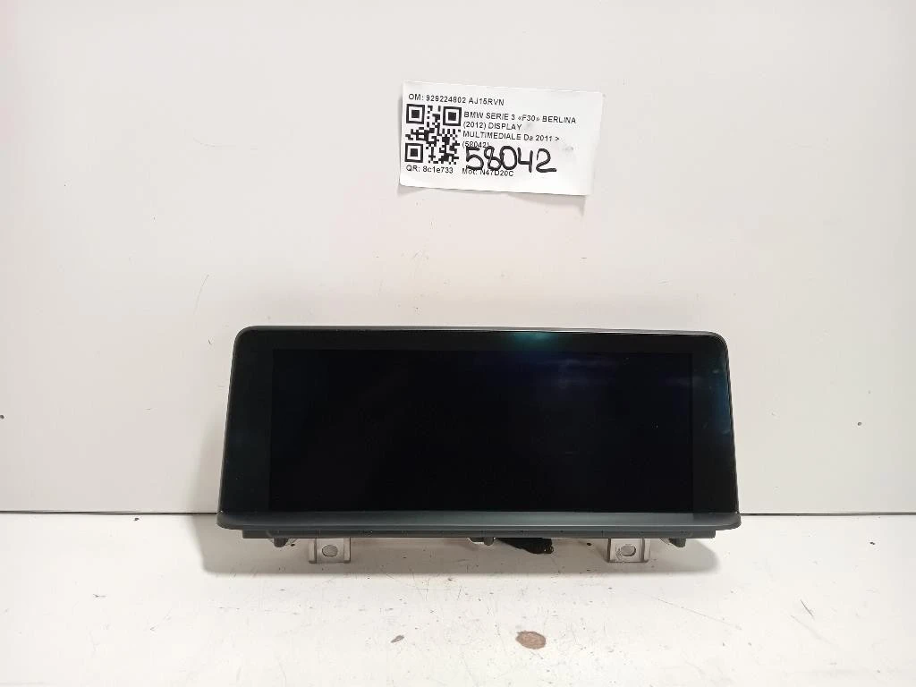 Display Multimediale 929224802 Bmw Serie 3 F30 Berlina 2012