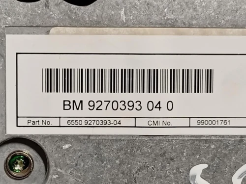 Display Multimediale 9270393 Bmw Serie 3 F30 Berlina 2012