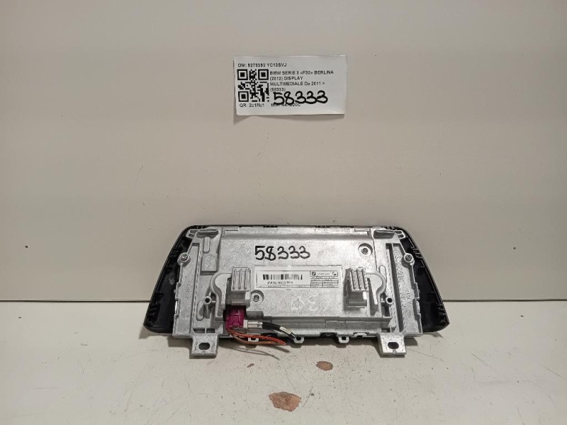 Display Multimediale 9270393 Bmw Serie 3 F30 Berlina 2012