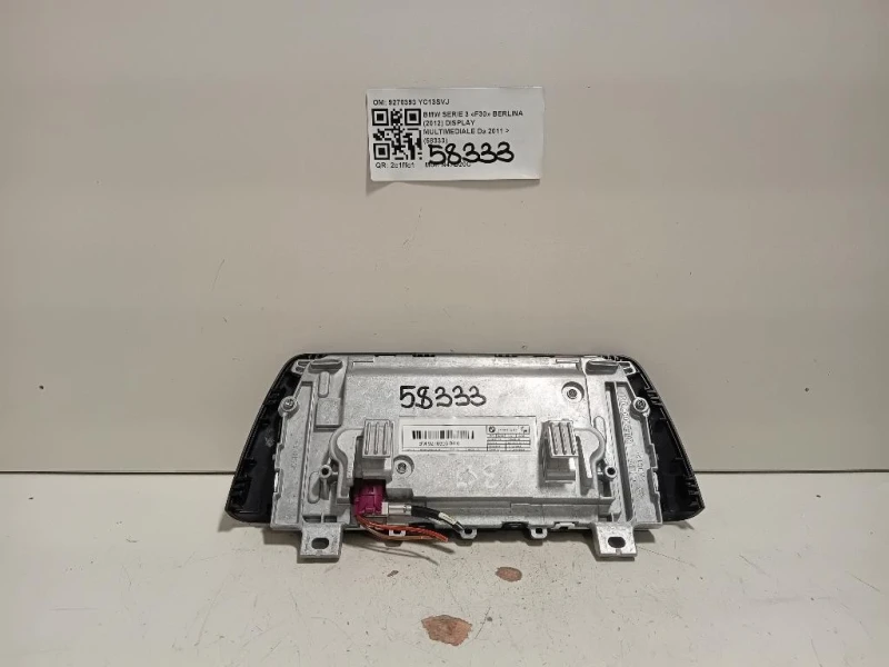 Display Multimediale 9270393 Bmw Serie 3 F30 Berlina 2012
