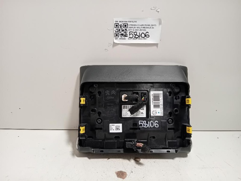 Display Multimediale 98261544 Citroen C3 Aircross 2017