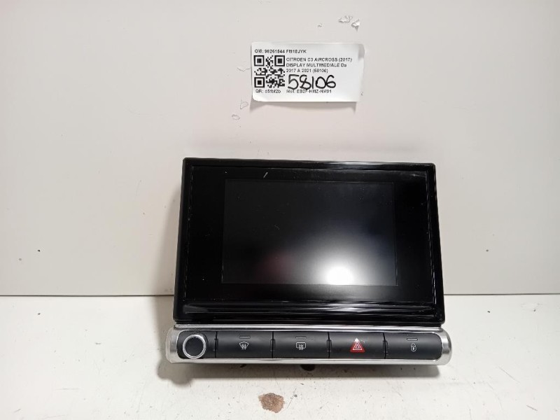 Display Multimediale 98261544 Citroen C3 Aircross 2017