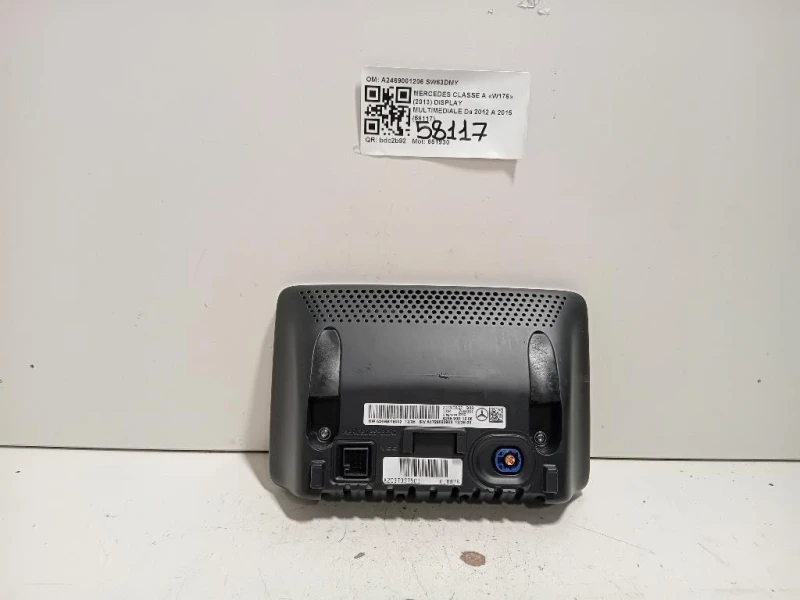 Display Multimediale A2469001206 Mercedes Classe A W176 2013