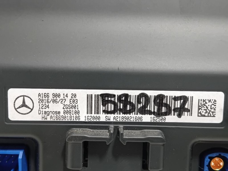 Display Multimediale A1669001420 Mercedes Classe A W176 2015