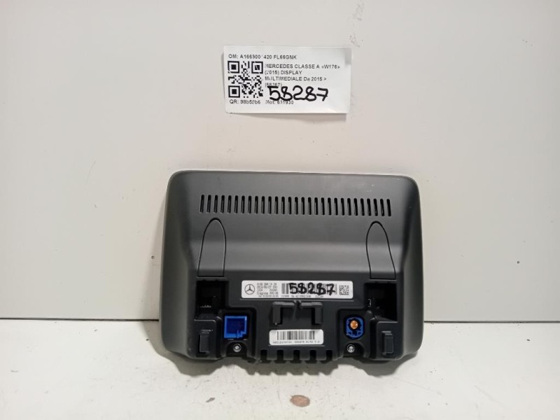 Display Multimediale A1669001420 Mercedes Classe A W176 2015