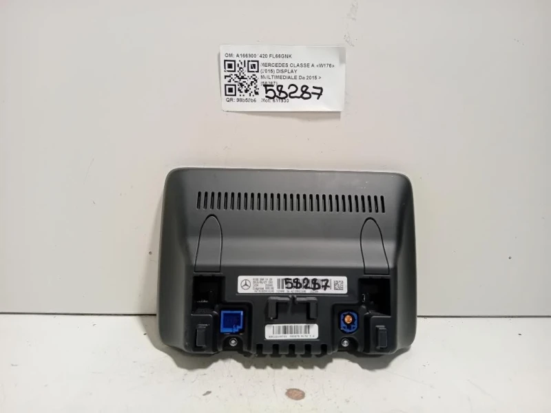 Display Multimediale A1669001420 Mercedes Classe A W176 2015