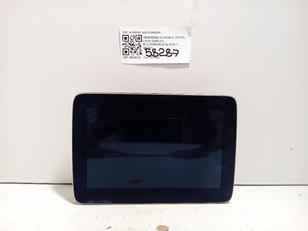 Display Multimediale A1669001420 Mercedes Classe A W176 2015