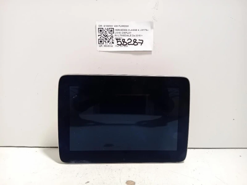 Display Multimediale A1669001420 Mercedes Classe A W176 2015