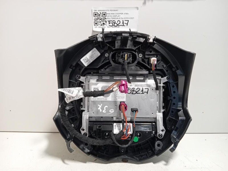 Display Multimediale 65508803370 Mini MINI Cooper F56 2018