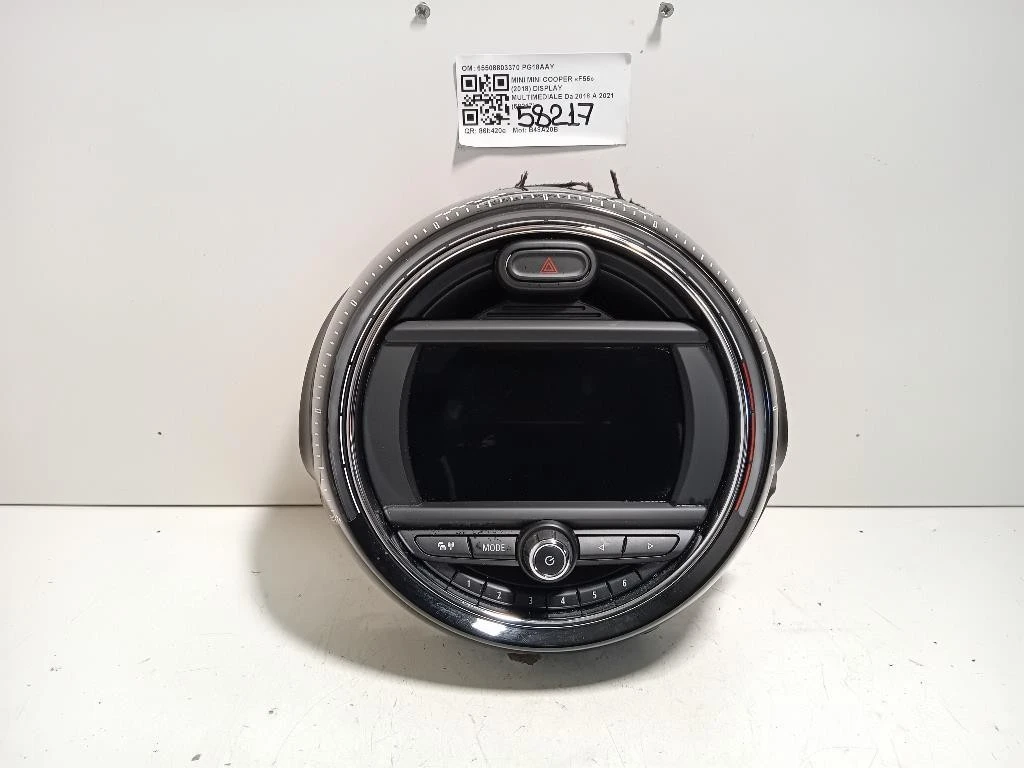 Display Multimediale 65508803370 Mini MINI Cooper F56 2018