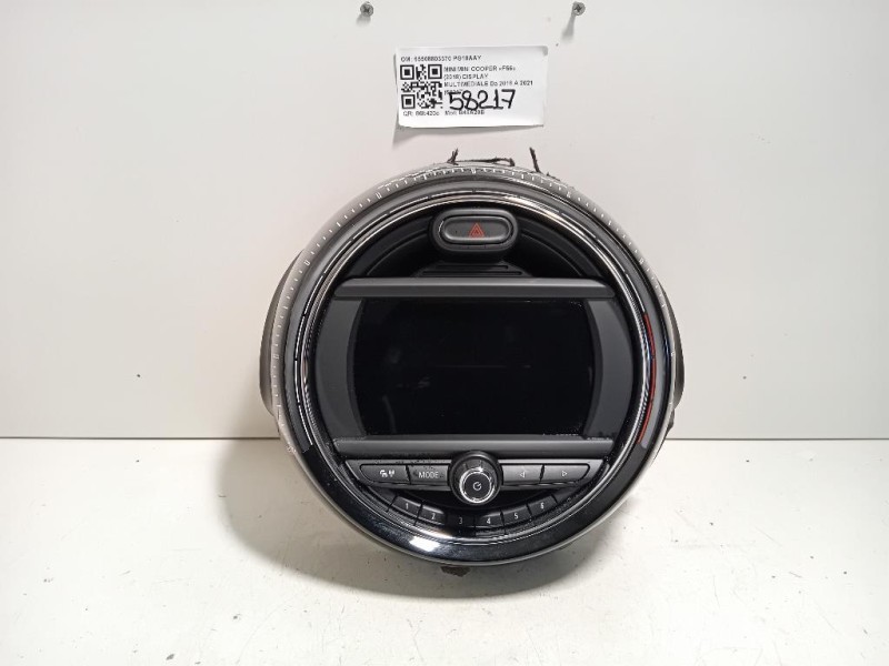 Display Multimediale 65508803370 Mini MINI Cooper F56 2018