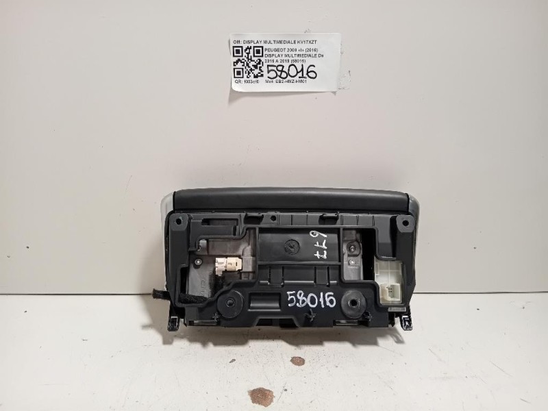 Display Multimediale 9812862880 Peugeot 2008 I 2016