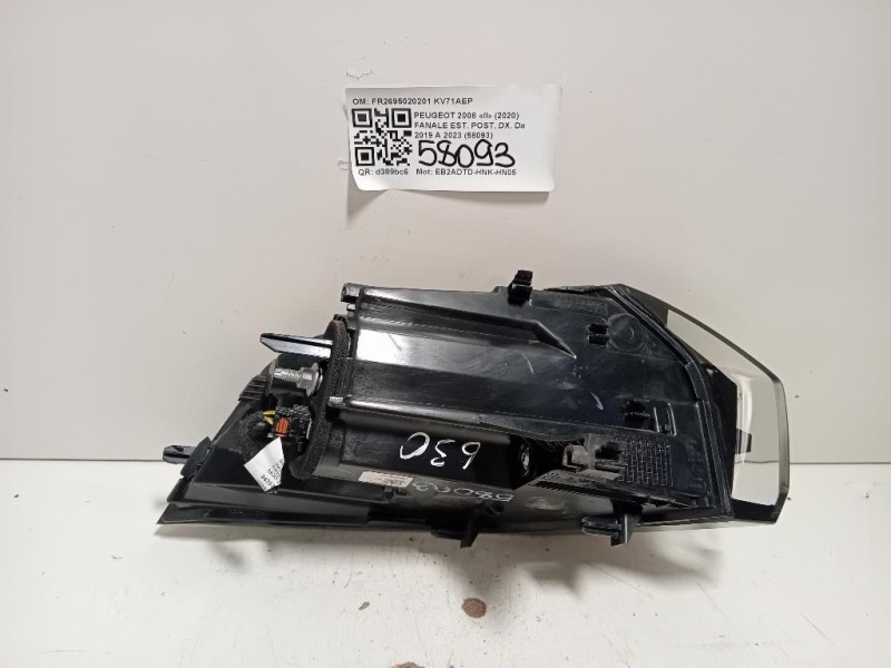 Fanale EST POST DX FR2695020201 Peugeot 2008 II 2020