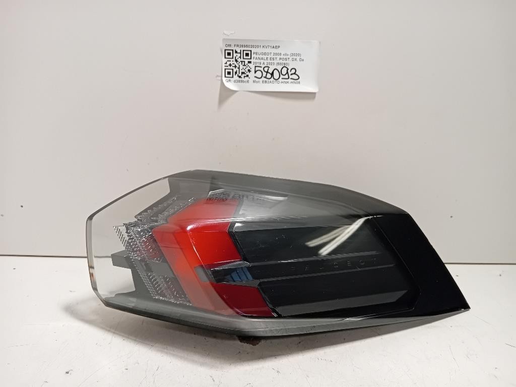 Fanale EST POST DX FR2695020201 Peugeot 2008 II 2020