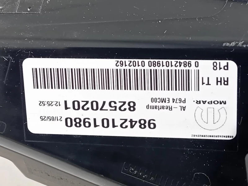 Fanale EST POST DX 9842101980 Peugeot 3008 II 2020