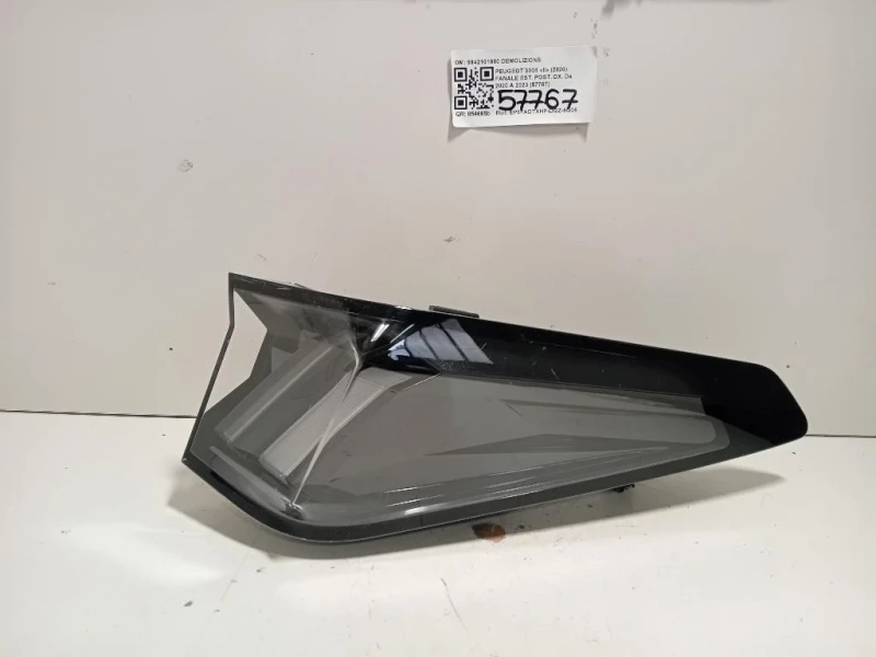 Fanale EST POST DX 9842101980 Peugeot 3008 II 2020