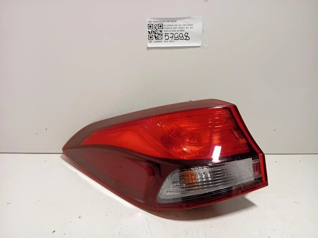 Fanale EST POST SX 92401G4200 Hyundai I30 III CW 2020