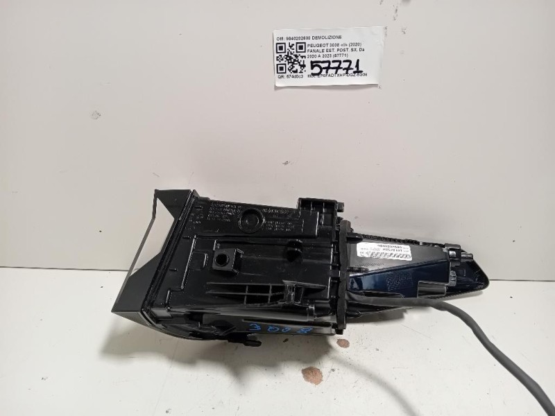 Fanale EST POST SX 9840202680 Peugeot 3008 II 2020