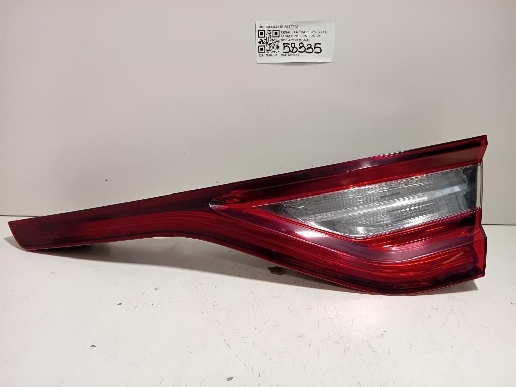 Fanale INF POST DX 265506075R Renault Mégane IV 2016