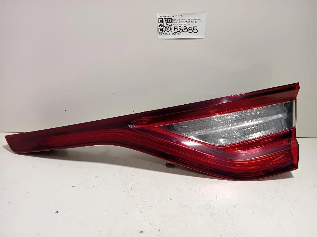 Fanale INF POST DX 265506075R Renault Mégane IV 2016