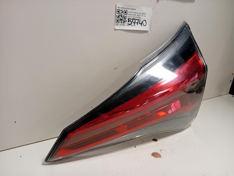 Fanale INF POST DX 81580-42030 Toyota RAV 4 IV 2016