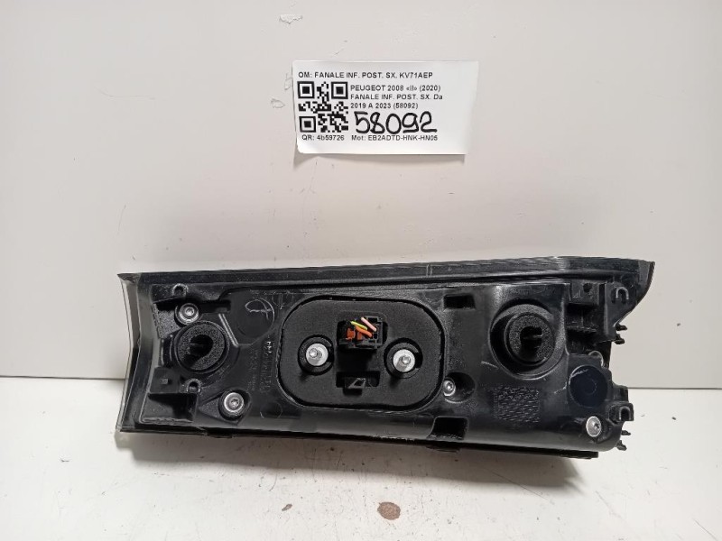 Fanale INF POST SX FR26950232 Peugeot 2008 II 2020