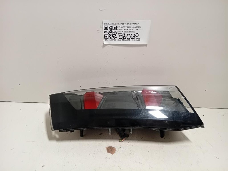 Fanale INF POST SX FR26950232 Peugeot 2008 II 2020